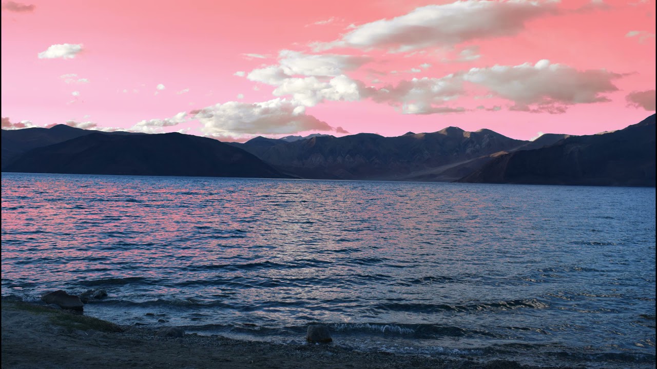 Pangong lake - The lake of changing colours | Color Change Effect