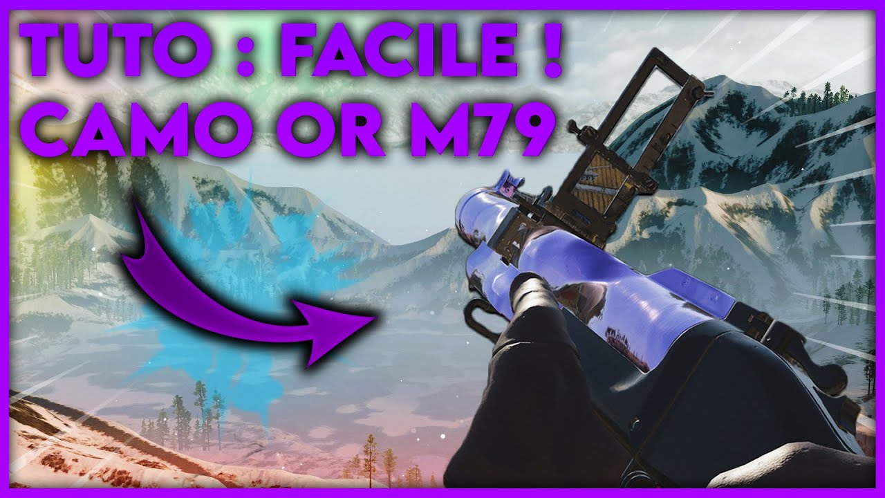 TUTO : ASTUCE CAMO OR M79 FACILE ET RAPIDE ! (CALL OF DUTY COLD WAR)