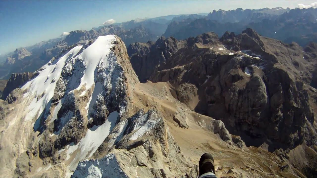 Gleitschirmfliegen Dolomiten 2010 da Juchitzer HD