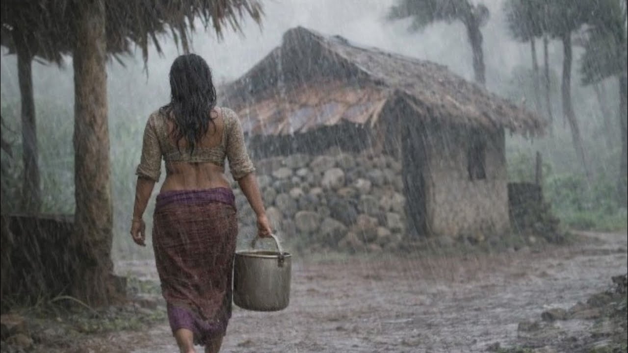 This is Himalayan Village During the Heavy Rainy Season | Daily Activities NepaliVillageLife| 