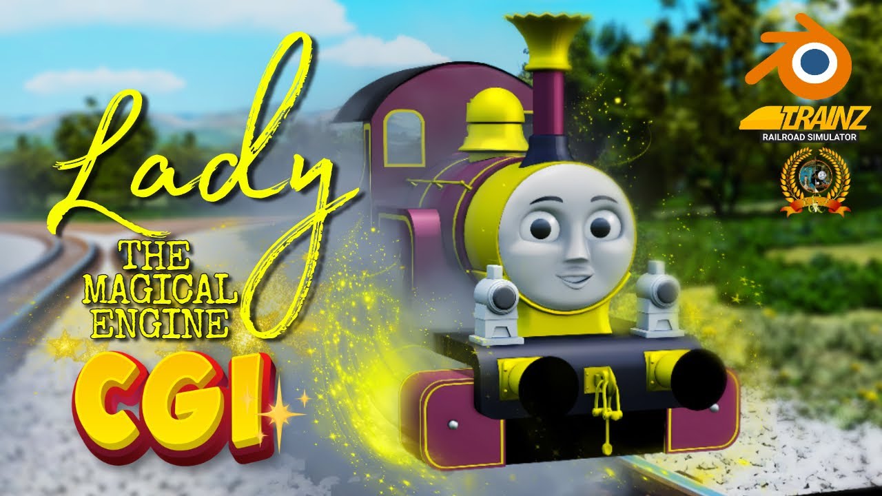 Моделирование и экспорт; CGI-версия «Леди — Волшебного Паровоза»! Blender и Trainz | Томас и его ...