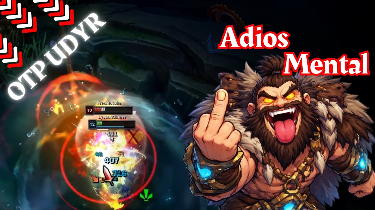 LoL OTP UDYR | ORO 3 | ADIOS MENTAL caída libre para BRONCE...!