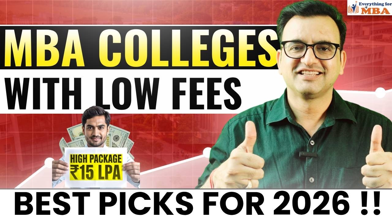 Top 5 Low Fees MBA Colleges With High Package | Best ROI MBA in India
