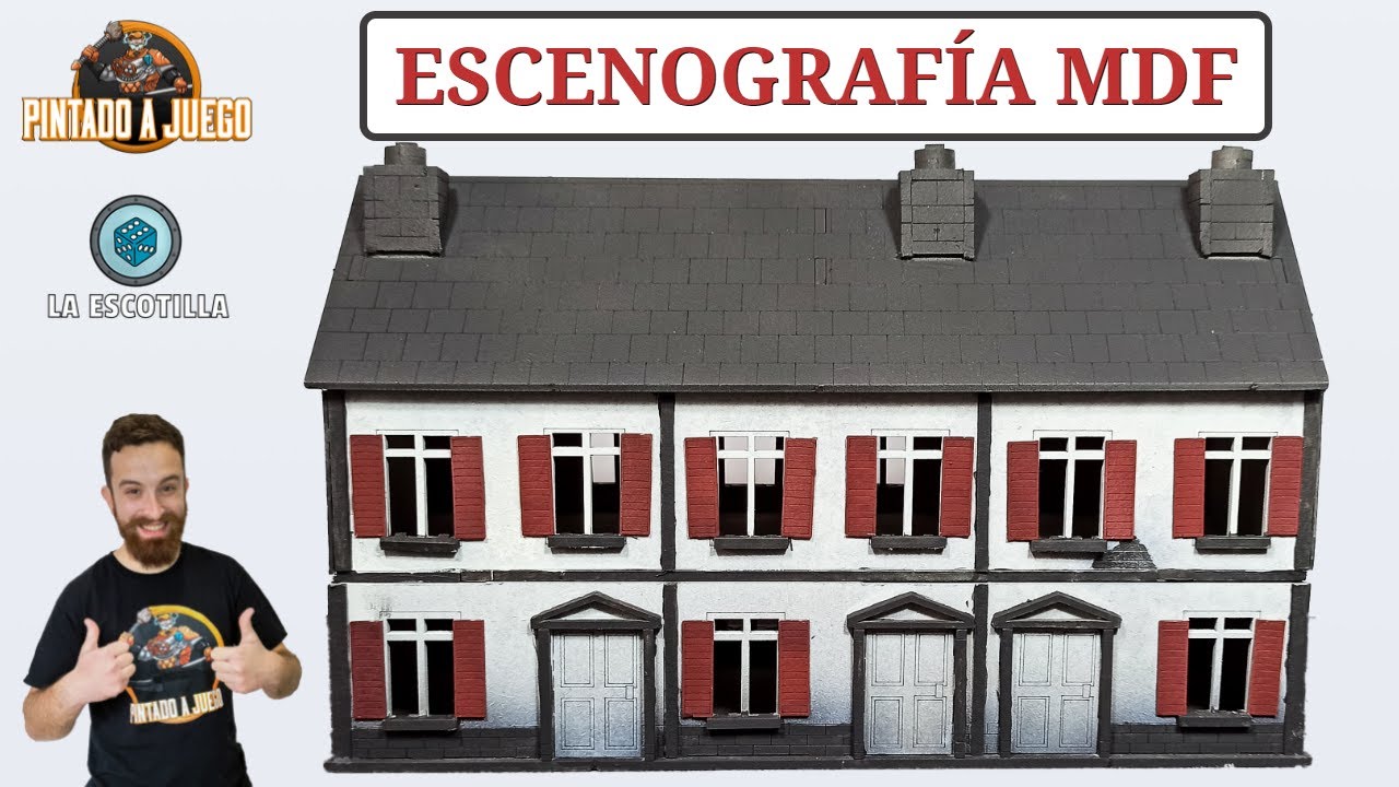 🏠Preparamos escenografía MDF de TABLETOP SCENICS🏠 para el 🎲TORNEO DE BOLT ACTION en LA ESCOTILLA🎲