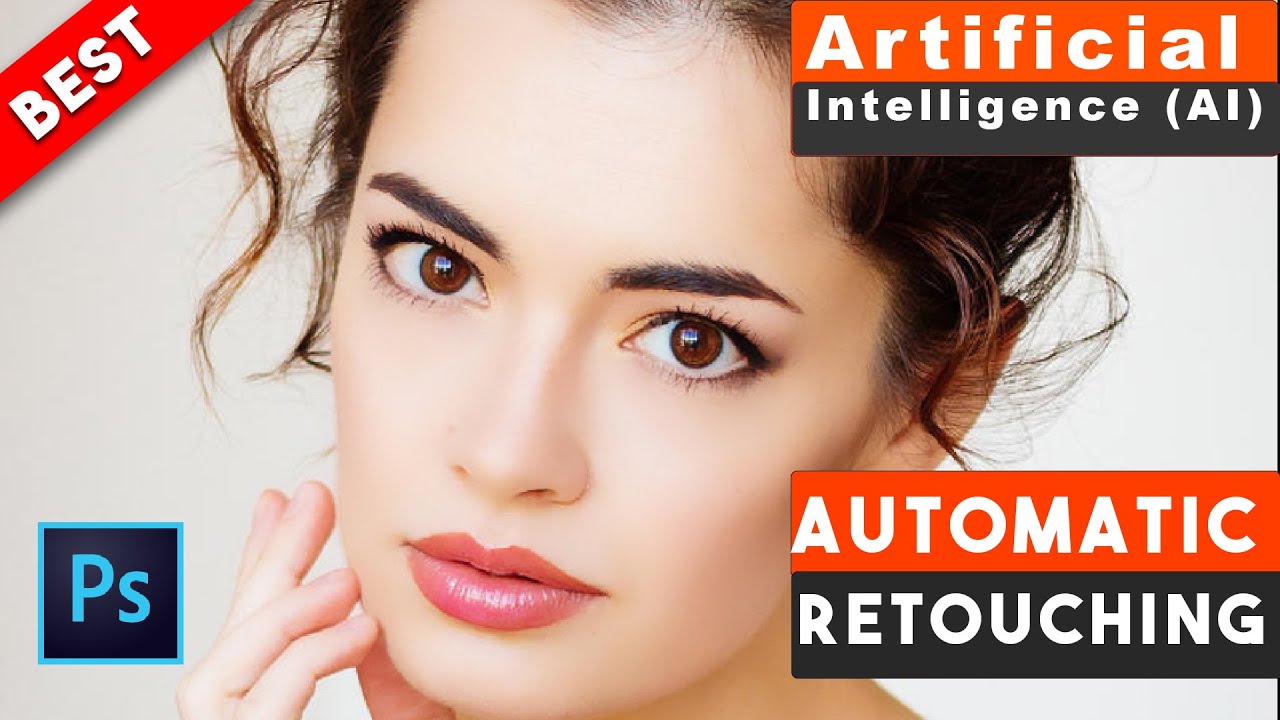 Automatic Magic Skin Retouching Best Photoshop Actions (Artificial Intelligence )
