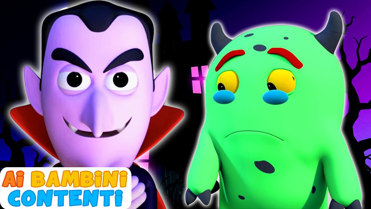 Stai piangendo mostro arrabbiato? canzoni di Halloween per bambini in italiano | ABC Italian