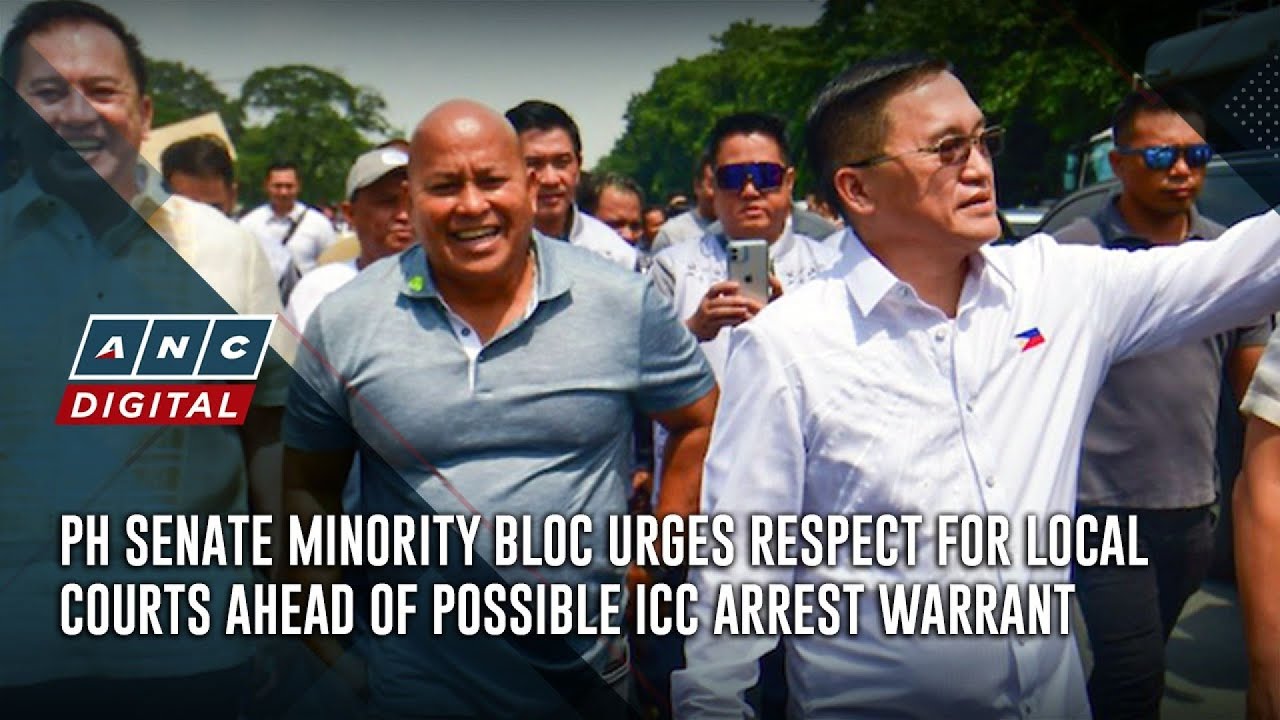 PH Senate minority bloc urges respect for local courts ahead of possible ICC arrest warrant | ANC