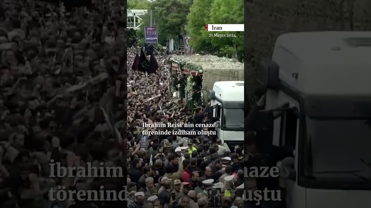 Reisi'nin Cenaze T&ouml;reninde İzdiham