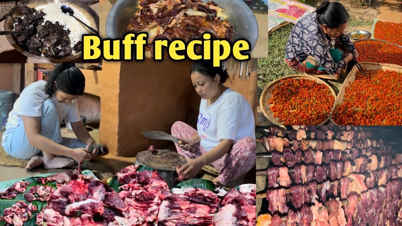 Buff recipe!buff curry cooking village style!#villagelife #rurallife #villagelifestyle #buffalo