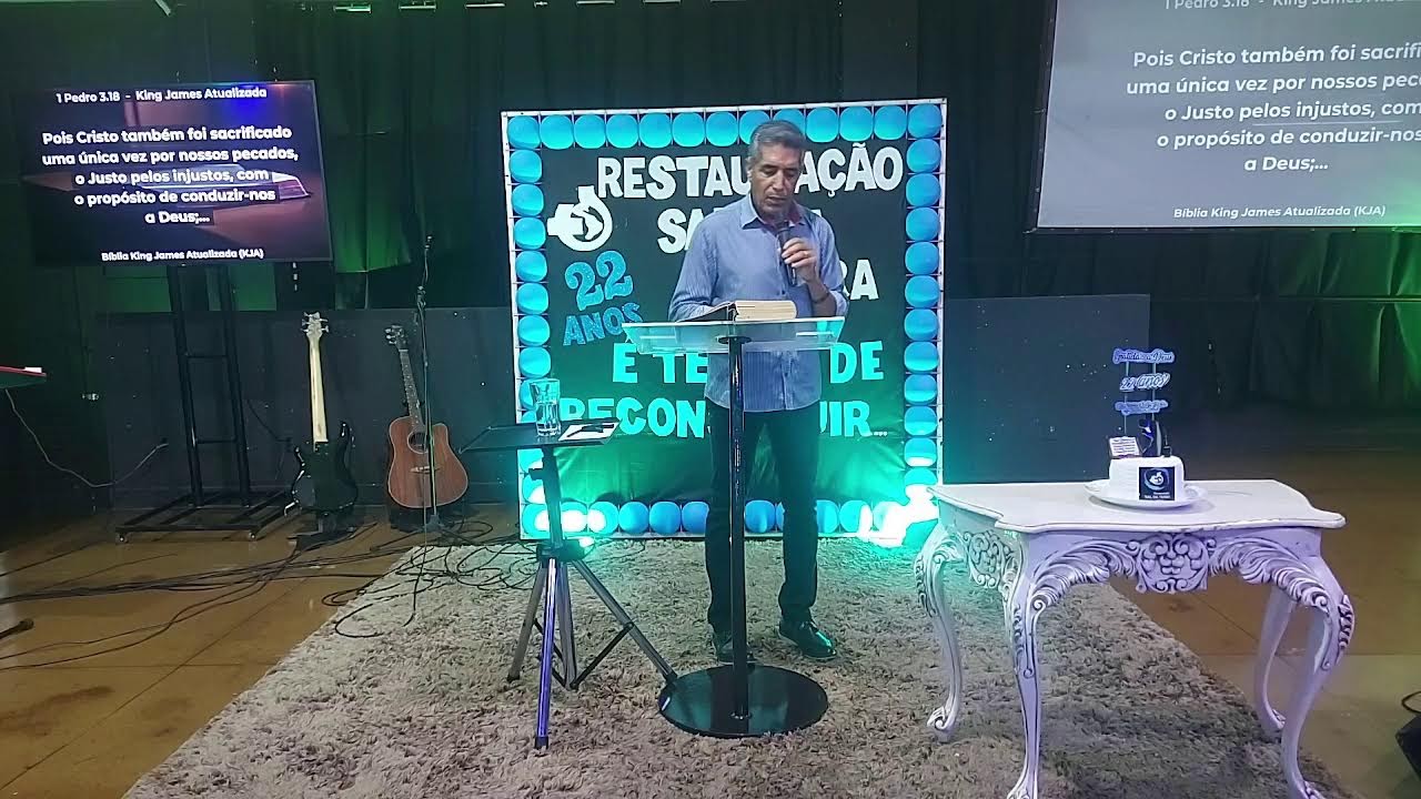 CULTO DE DOMINGO SAL DA TERRA RESTAURACAO