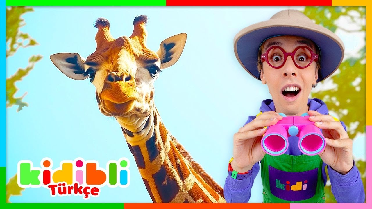 Savana Hayvanları hakkında bilgi edinelim! Çocuklar için Eğitici Videolar | Kidibli