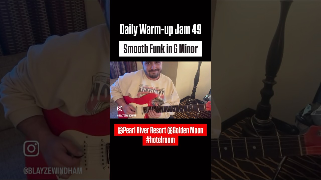 Daily Warm-up Jam 49 (Golden Moon Funk Gm) 