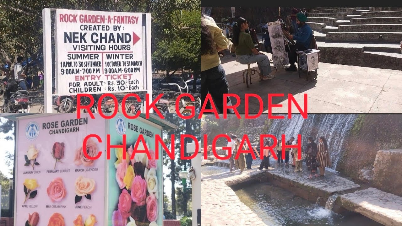 🏡Rock garden Chandigarh 2026 🌹Rose garden Chandigarh visit#momandmuskanvlogs 