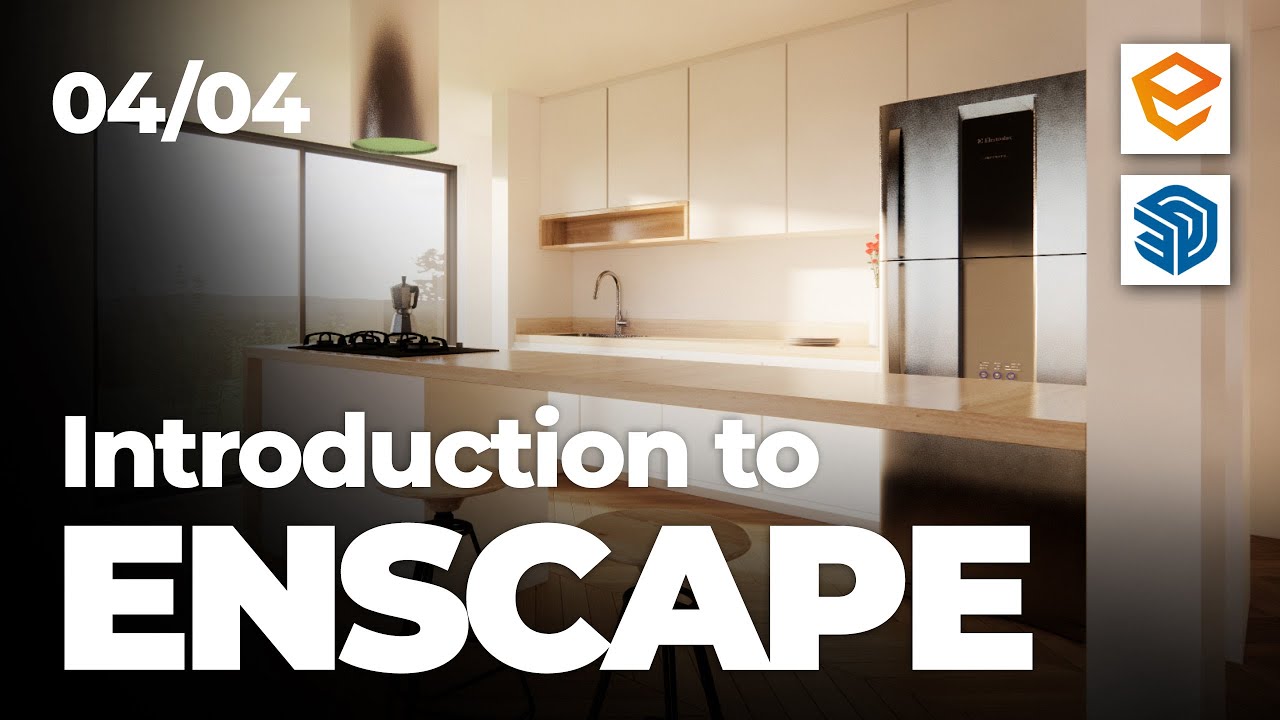 ENSCAPE 3.4 FOR SKETCHUP TUTORIAL: Assets and final render - 04/04