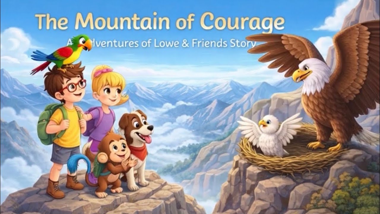 The Mountain of Courage: An Adventures story of Lowe, Lolly & their Friends #youtubevideo #viral