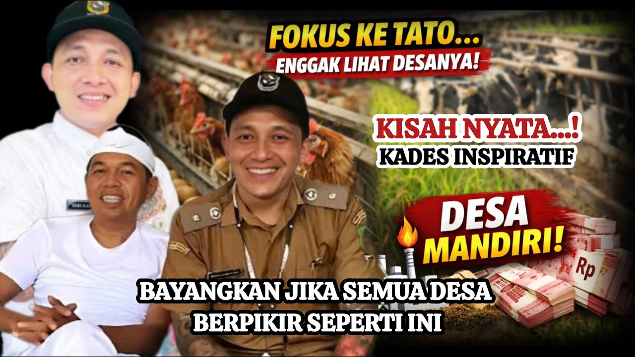 Kisah Nyata Kades Nyentrik‼️Bayangkan Jika Desa Berfikir Seperti ini. Kang Dedi Kagumi Kades Hoho.