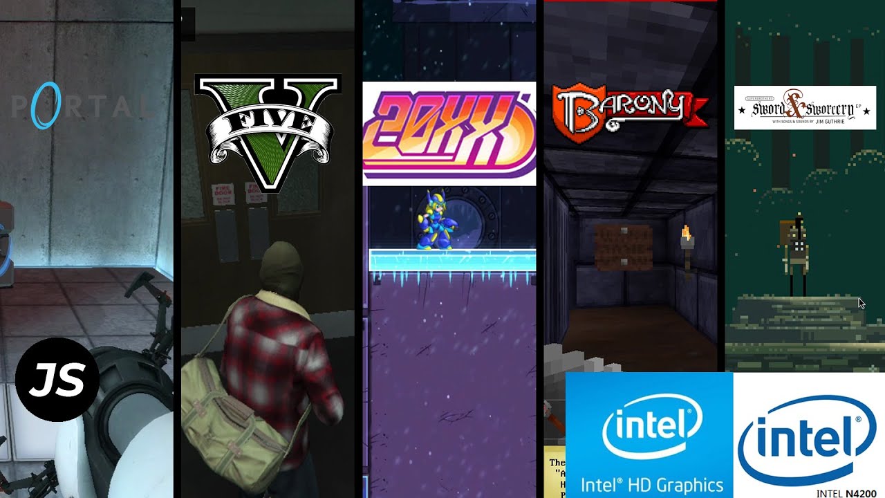 Test 5 Games with Intel Pentium N4200 & 4GB DDR3 RAM with Intel HD 505 | #2