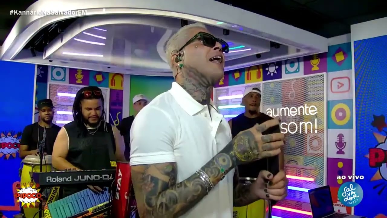 Kannário canta pagodes das antigas | Pipoco com Dinho Jr. | Salvador FM
