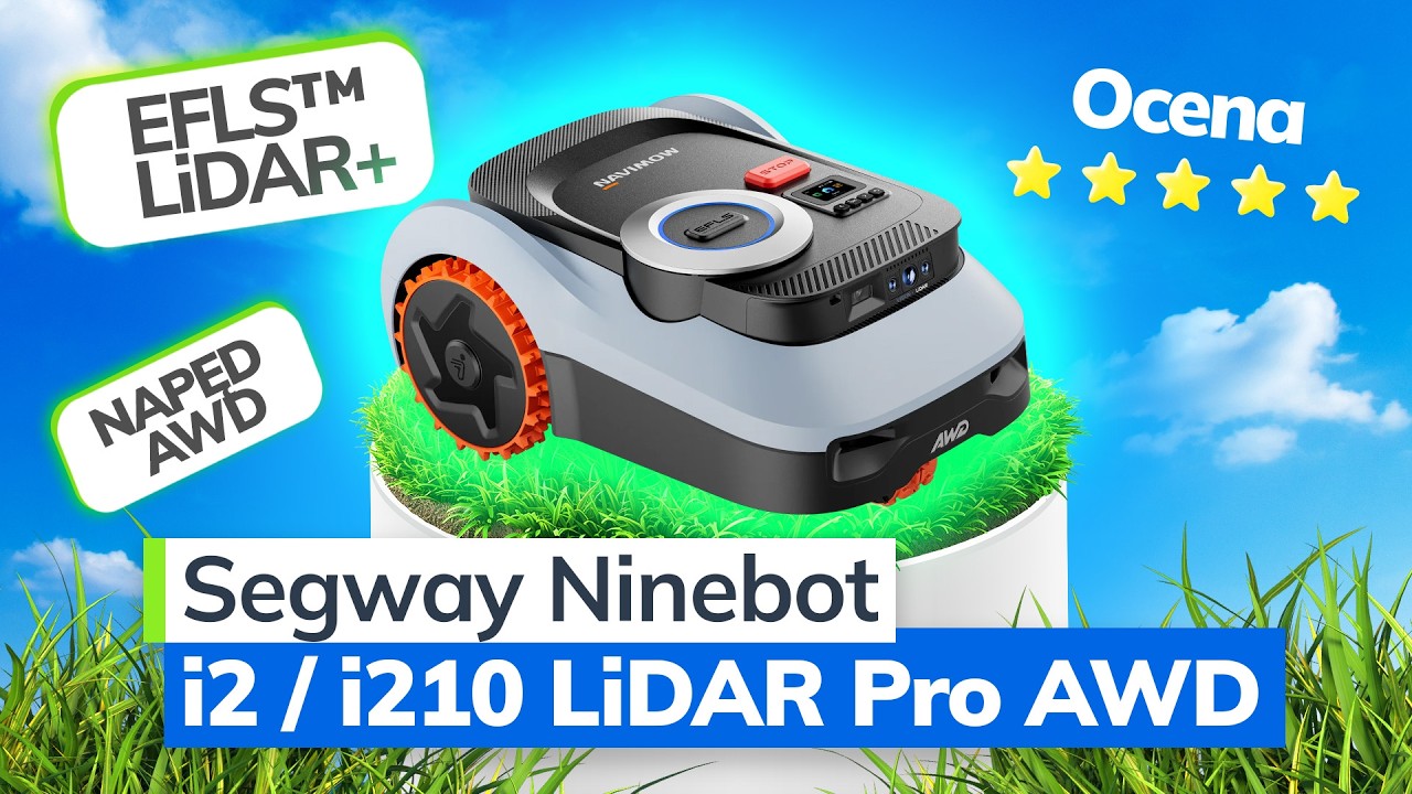 Segway Navimow i2 / i210 LiDAR Pro 🏡 Robot Koszący z LiDARem i napędem AWD 🛞 [TEST]