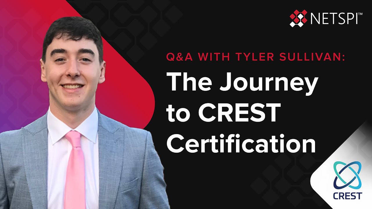 Q&A with Tyler Sullivan: The Journey to CREST Certification