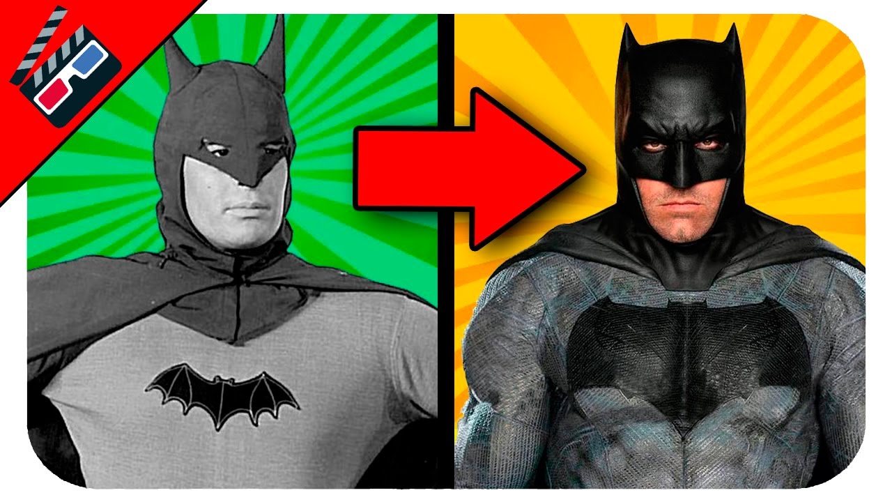 A INCRÍVEL EVOLUÇÃO DO BATMAN 1943 - 2016