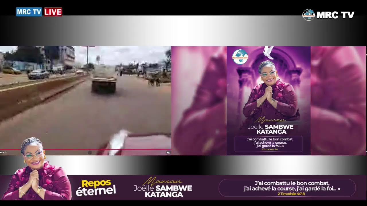 EN DIRECT E LUBUMBASHI: FUNERAILLES MAMAN JOELLE SAMBWE