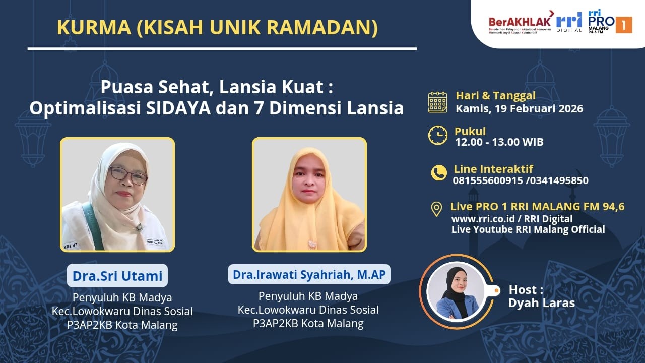 KURMA - Puasa Sehat, Lansia Kuat: Optimalisasi SIDAYA dan 7 Dimensi Lansia