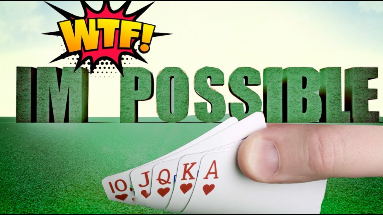 Dealing a royal flush from a casino wash!