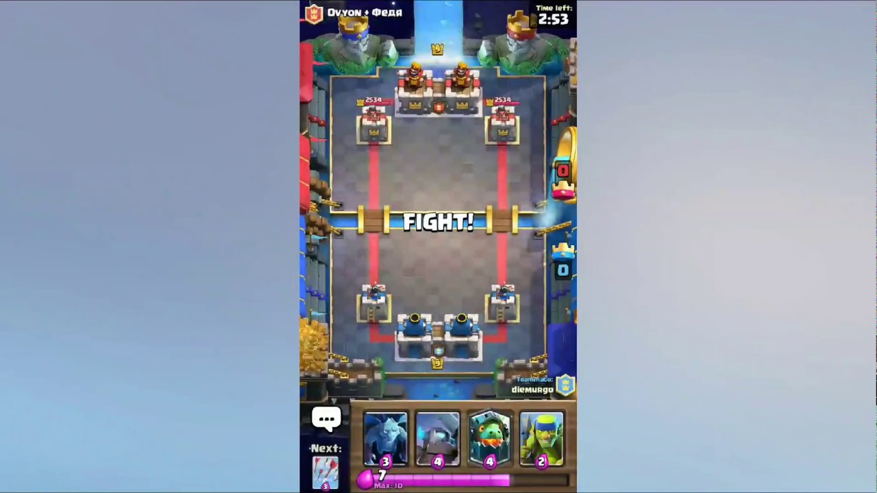 Get Perfect Partner in 2 vs 2 | Clash Royale | Gaming On