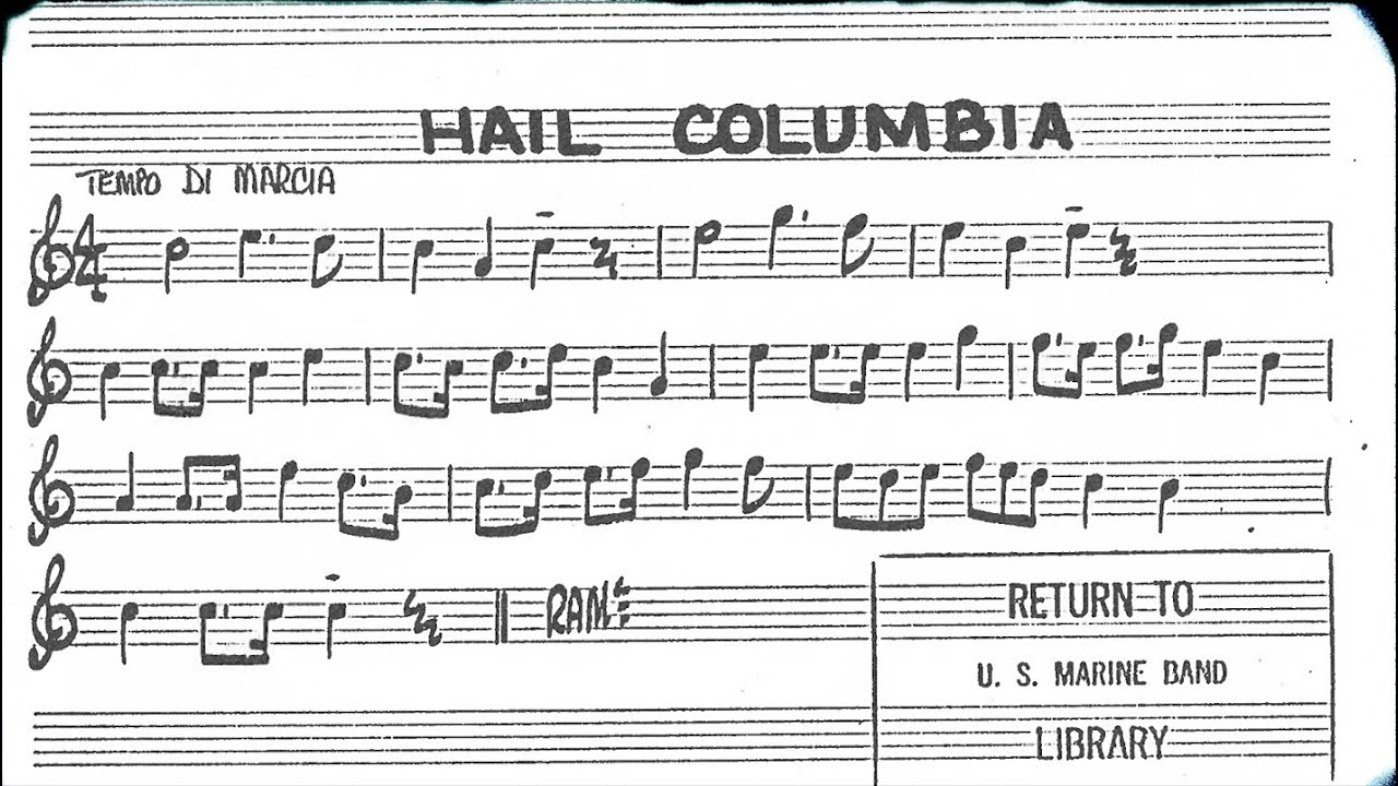 Inauguration 2025: Hail Columbia