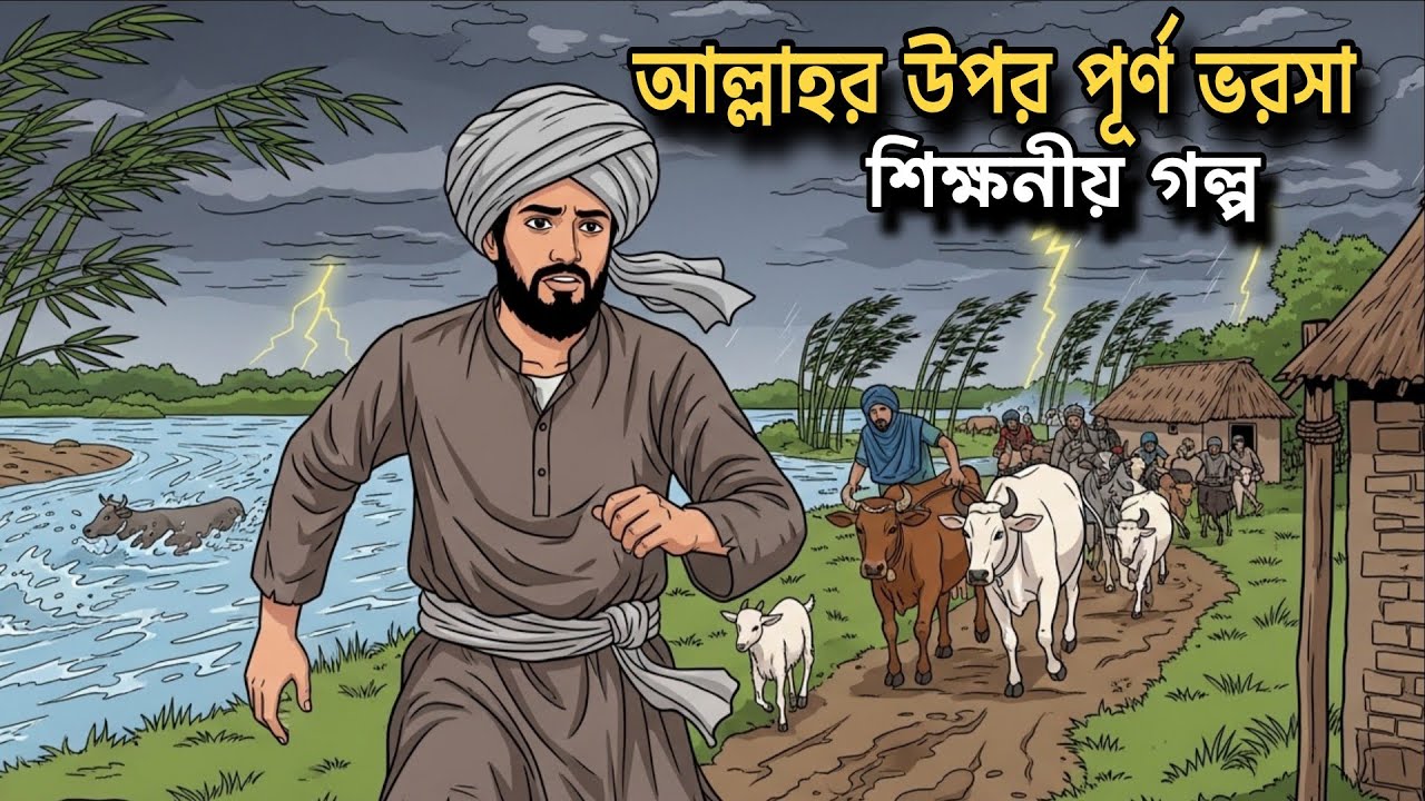 আল্লাহর উপর পূর্ণ ভরসা | শিক্ষনীয় গল্প | Islamic Golpo Boys Bangla