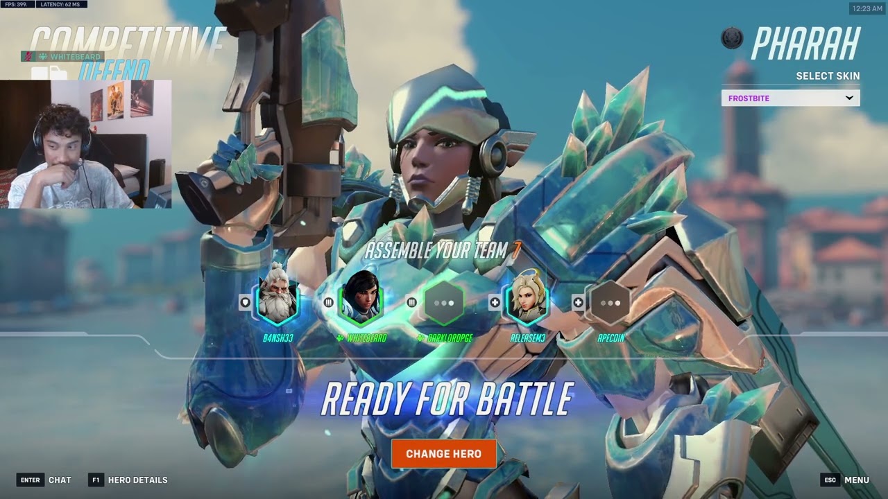 17 тыс. урона! Фарра без сахара, 16 сезон, топ-500, геймплей Overwatch 2