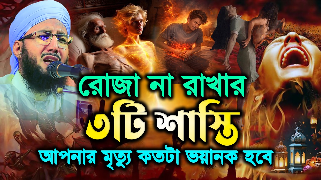 রোজা না রাখলে মৃত্যু কতটা ভয়ানক হবে একবার শুনুন, মুফতী আব্দুর রব ফরিদী, Abdur Rob Foridi, Ranjan waz