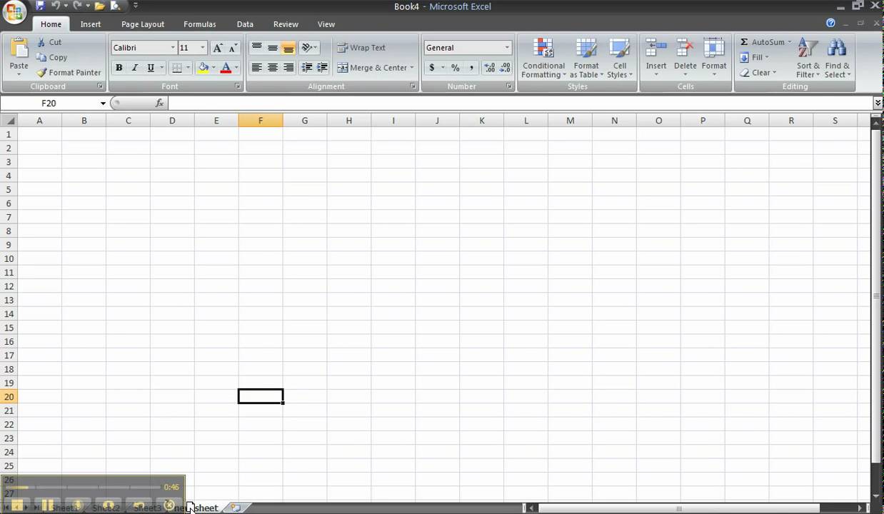 Formatting Sheet Tabs