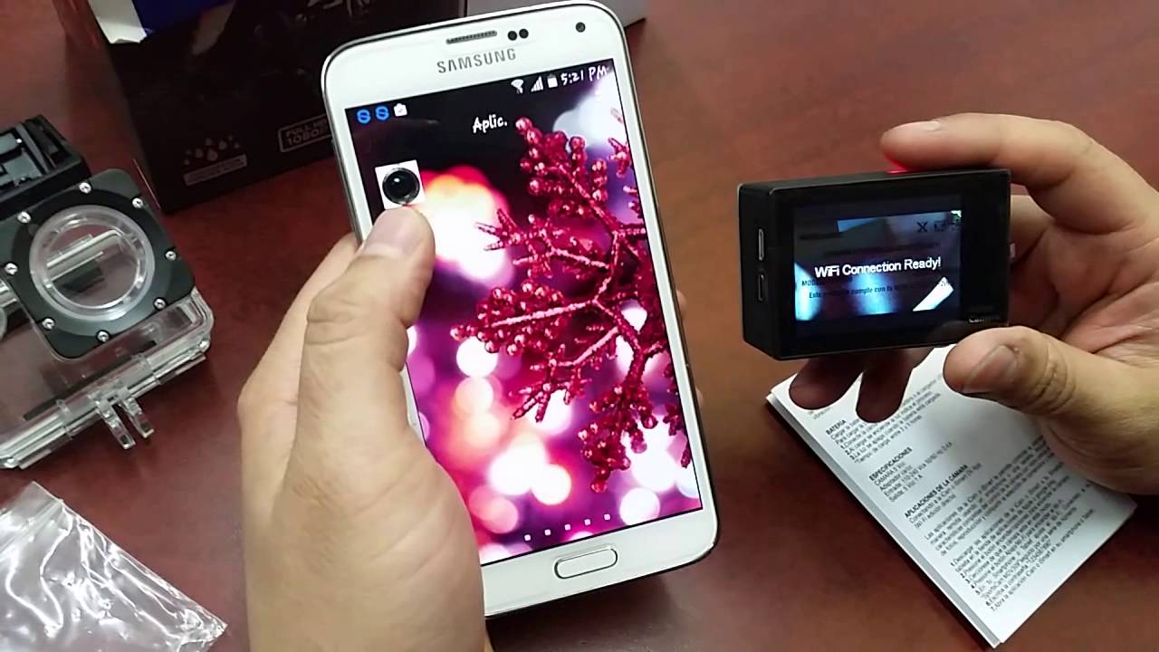 Conectar cámara de acción Mobo al WiFi