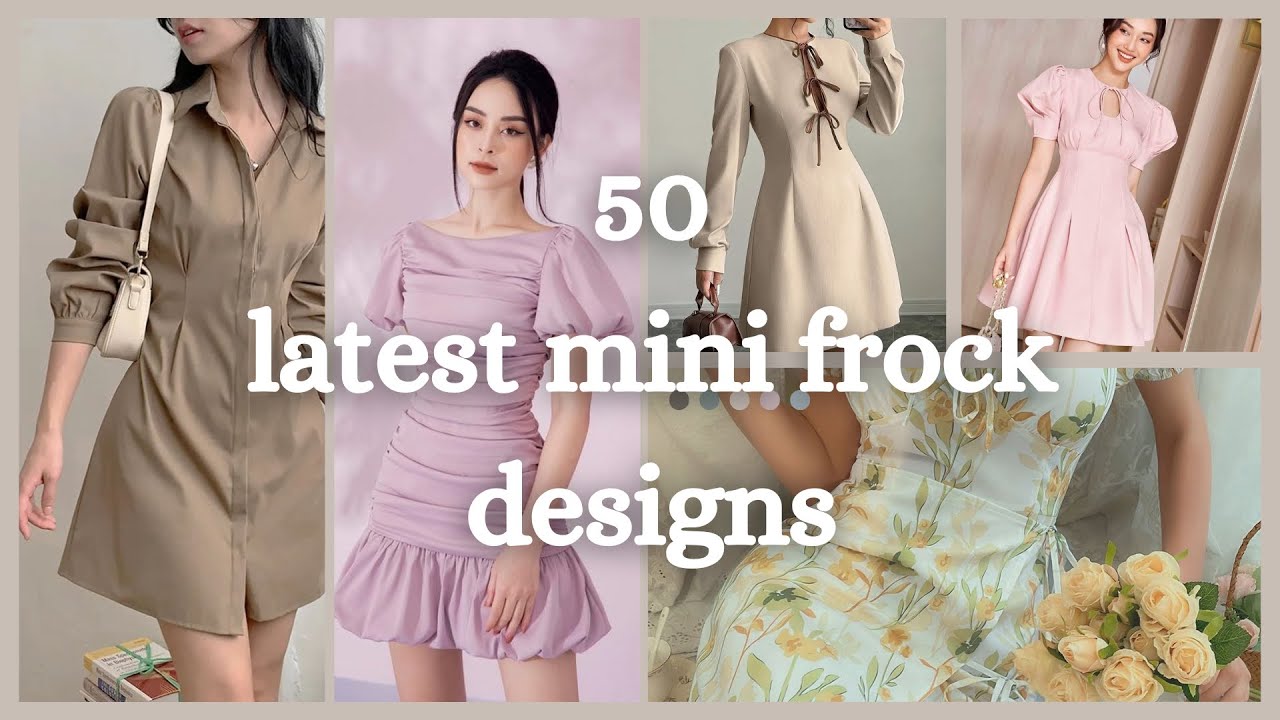 Latest and modest collection of mini gowns for any occasion