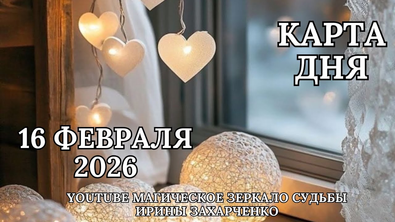 16 февраля ❄️ Карта дня 🛷Развернутый Таро-Гороскоп/Tarot Horoscope+Oracle_today от Ирины Захарченко.