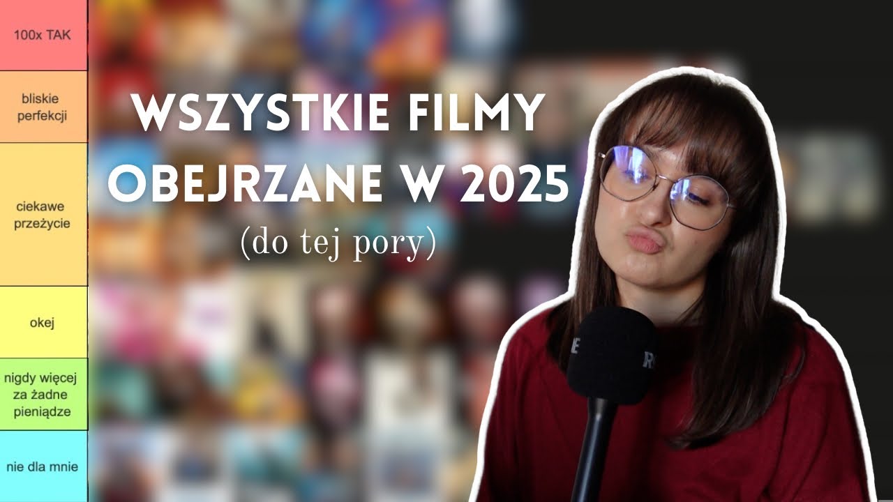 tier ranking 58 filmów (znowu) obejrzanych w 2025 roku do tej pory