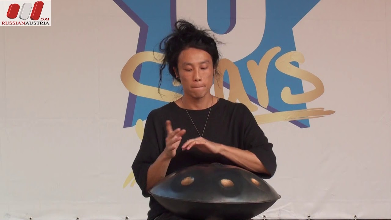 ★ Reo Matsumoto (Japan). Best Handpan Player! Vienna Street Performers by RussianAustria.com
