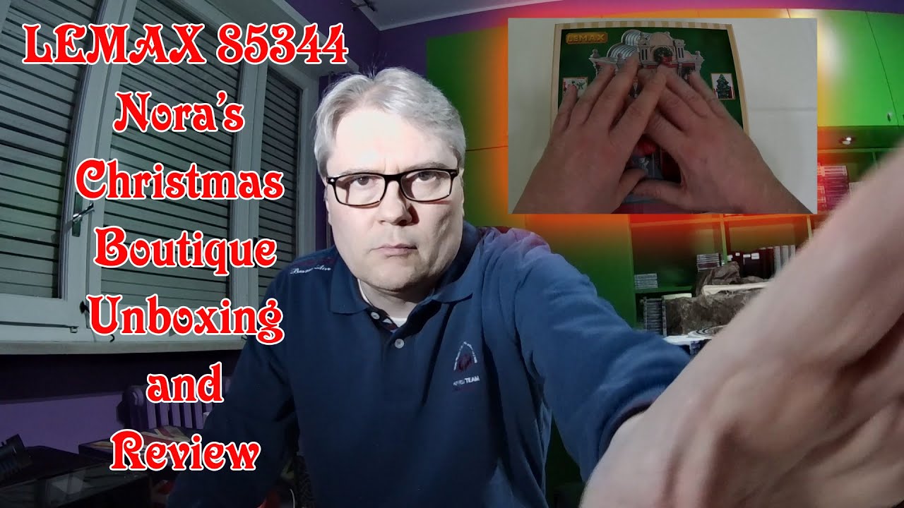 LEMAX 85344 - Nora's Christmas Boutique - Unboxing and Full Review