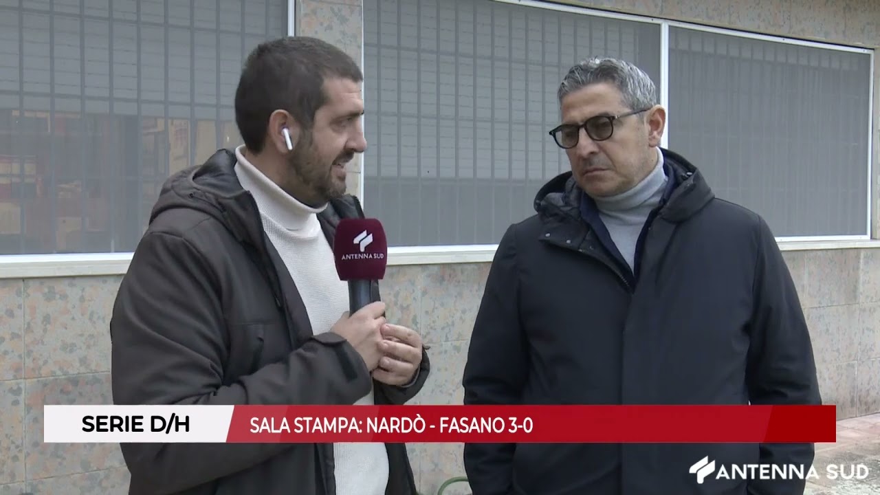 08 FEBBRAIO 2026 - SERIE D/H: SALA STAMPA: NARDÒ - FASANO 3-0