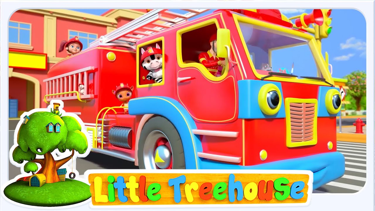 Hjul P&aring; Brannbilen | Kj&oslash;ret&oslash;yeventyr For F&oslash;rskolebarn Av Little Treehouse