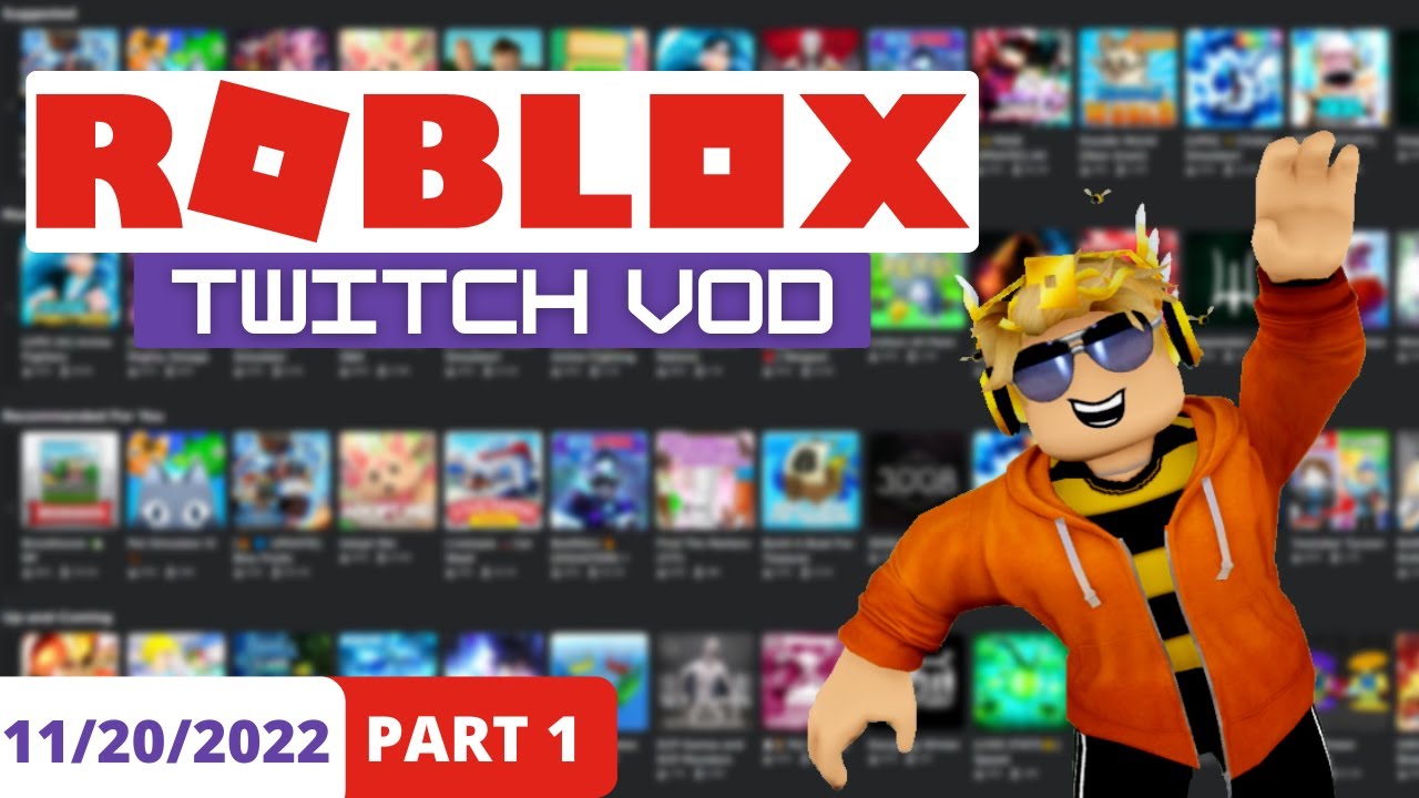 [MattyBee_] Roblox VOD | 11/20/2022 PART 1