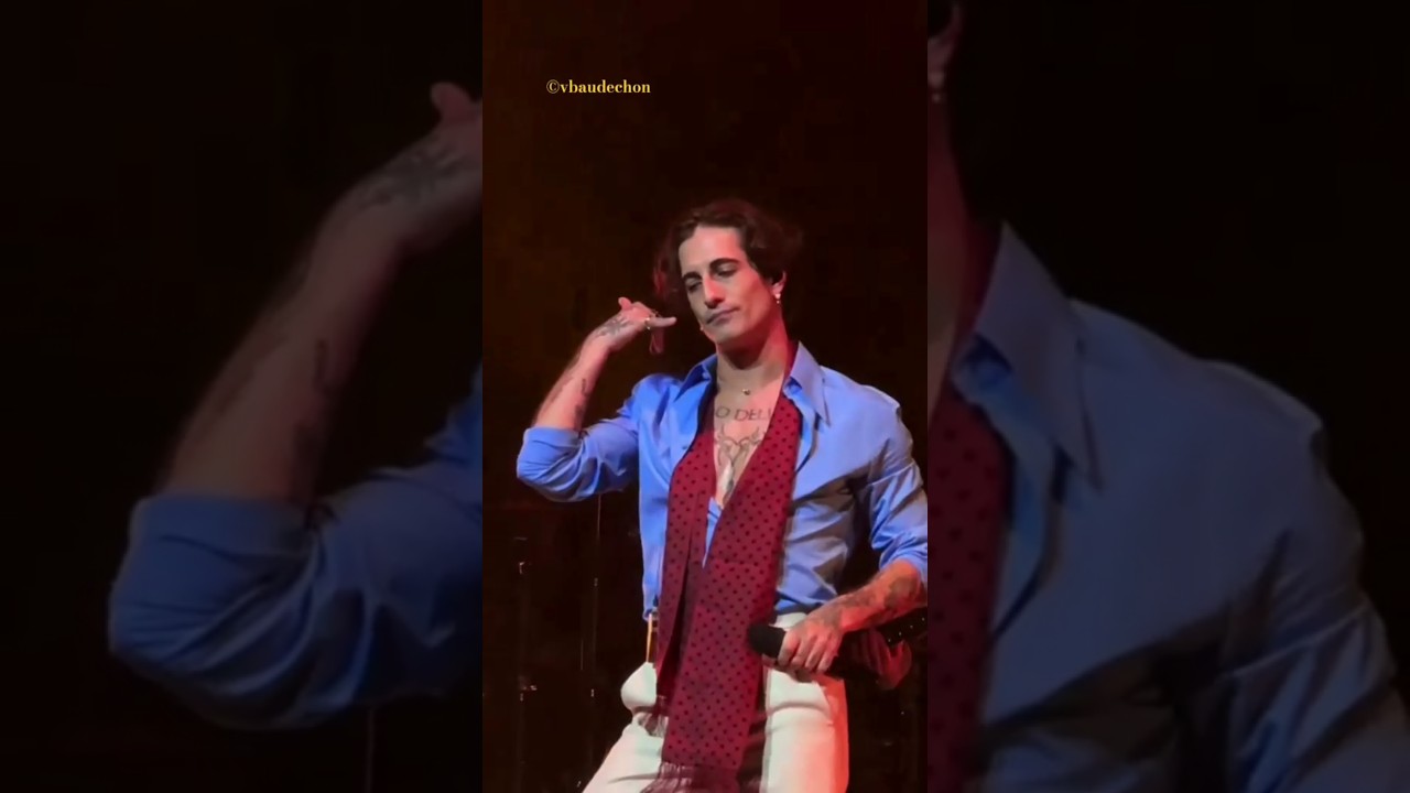 Damiano David🇨🇵"Tango"Paris,France 26/09/2025 Adidas Arena
