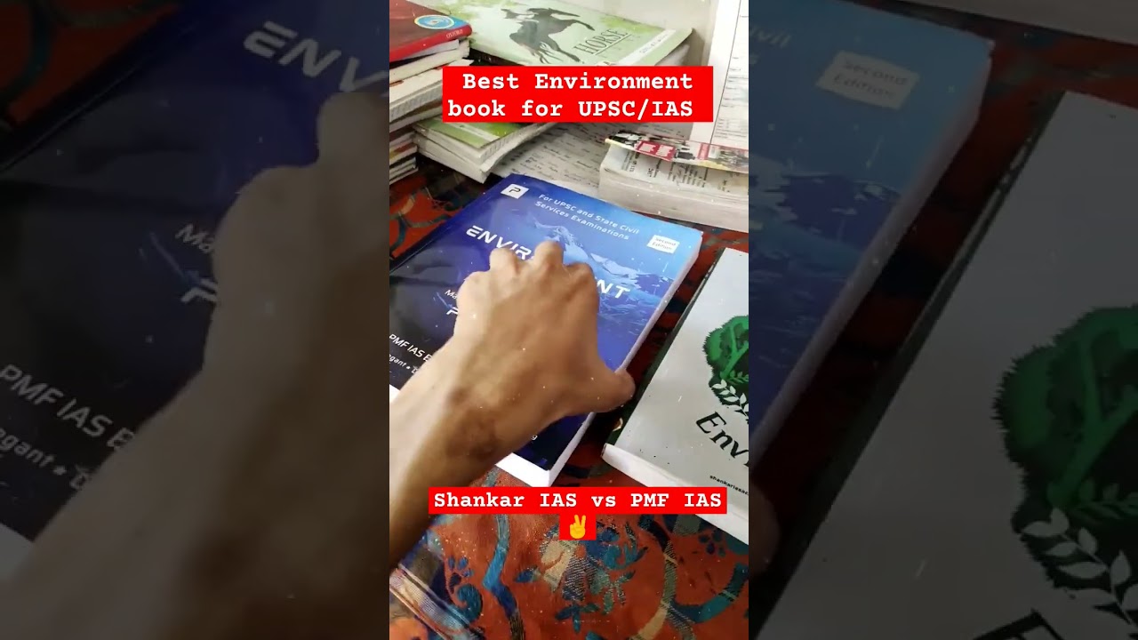 UPSC Environment Best Book🔥| Shankar IAS, R Rajgopalan , PMF IAS🤠