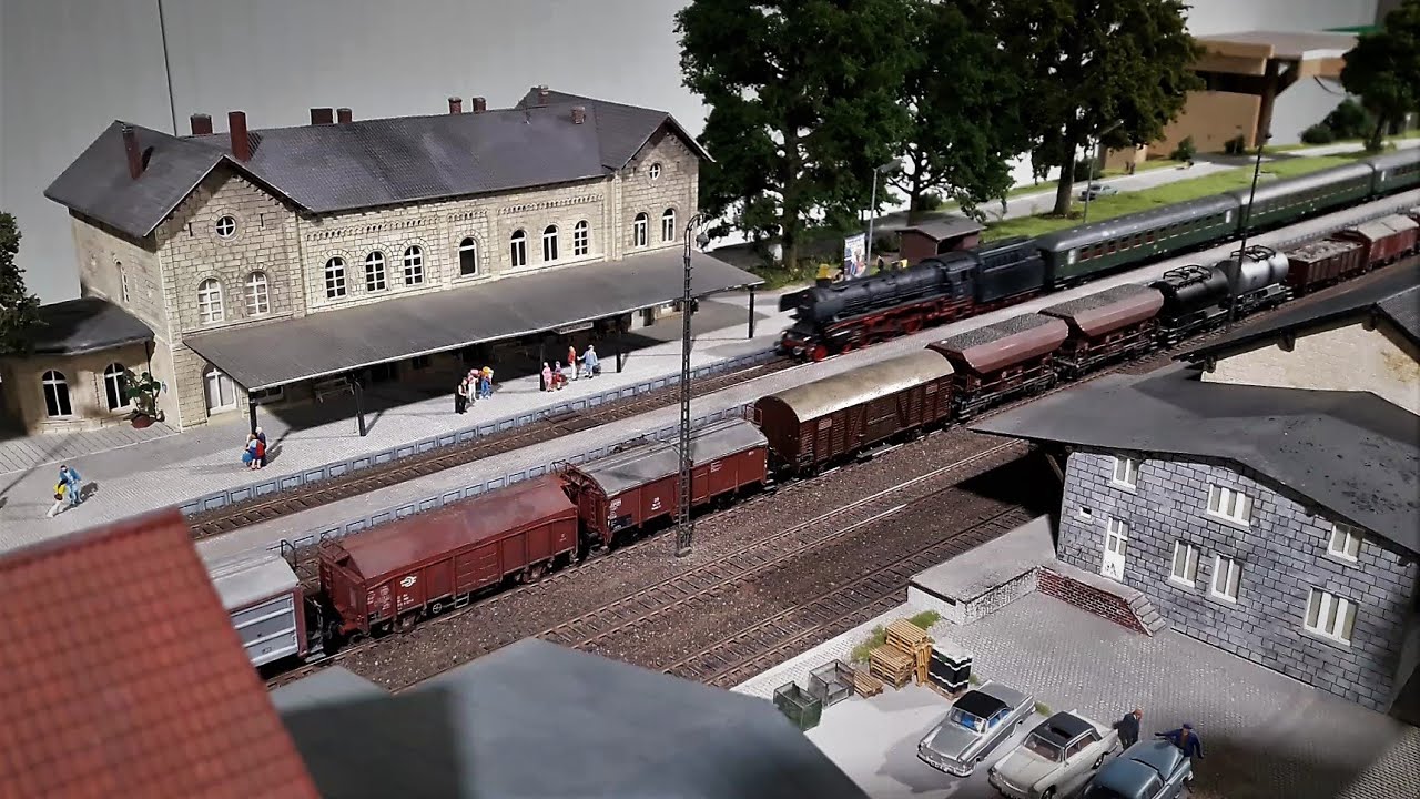 Modellbundesbahn Brakel Teil 3 - viel Fahrbetrieb in Bad Driburg und Weserstein