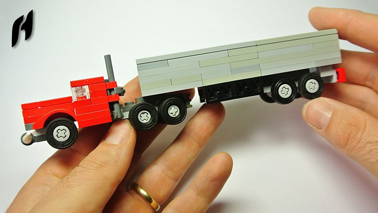 How to Build a Lego Truck with Trailer (MOC)