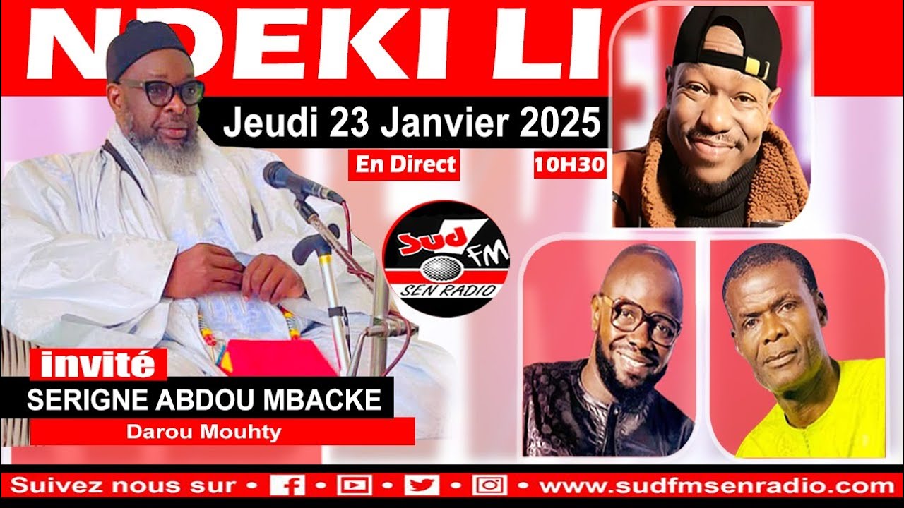 NDEKI LI DU 23 JANVIER 2025 SERIGNE ABDOU MBACKE DAROU MOUHTY