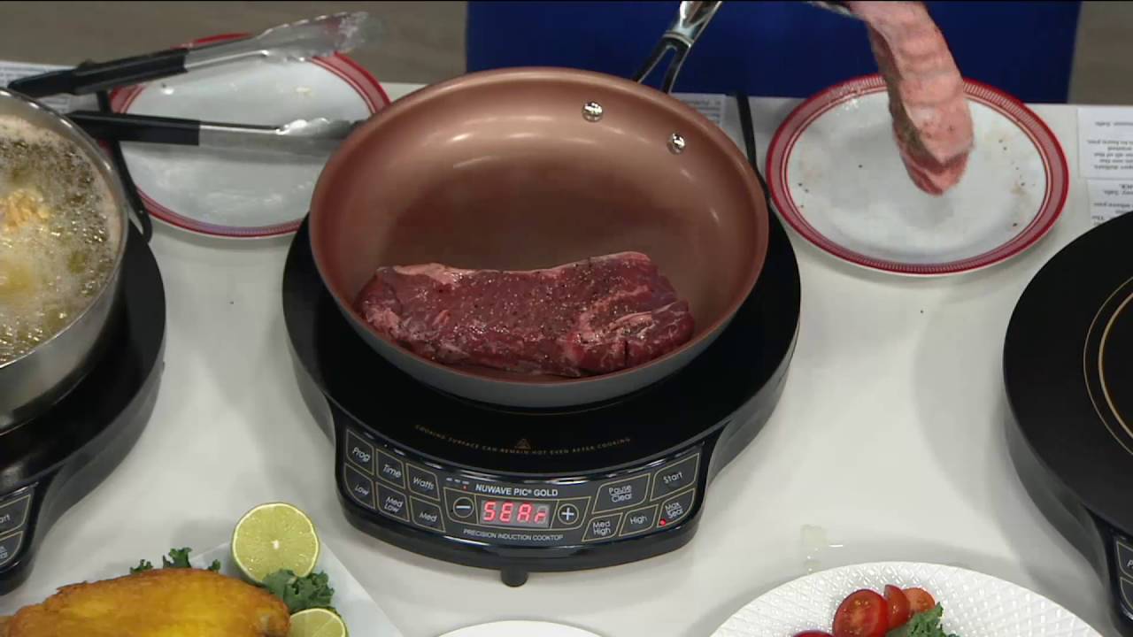 Nuwave Precision Induction Cooktop Gold w/ 10 1/2