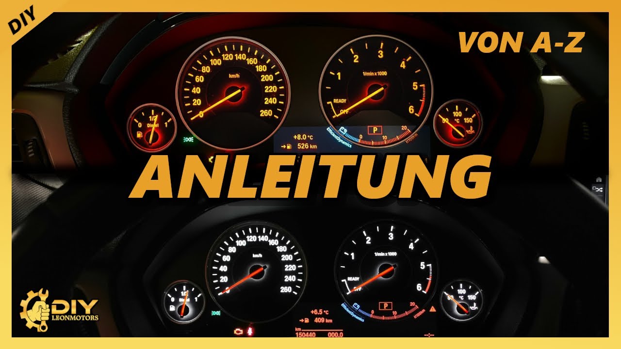 HOW TO: Tachobeleuchtung ändern | BMW F-Modelle | SMD-LEDs löten